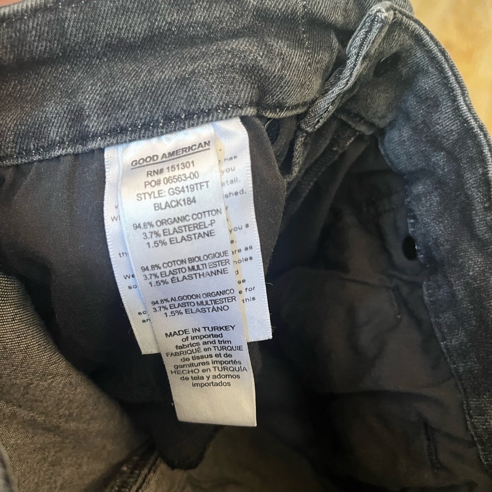 Good American good legs skinny black jeans - Picture 13 of 13